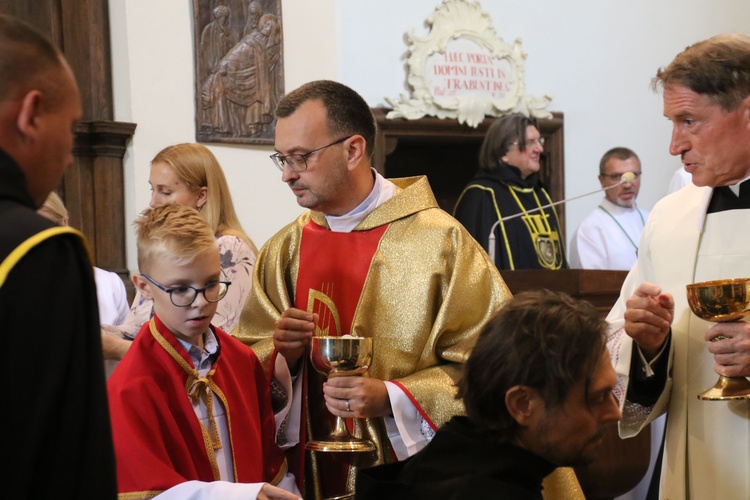 Płock. Obraz Jezusa Miłosiernego w kościele św. Jana Chrzciciela