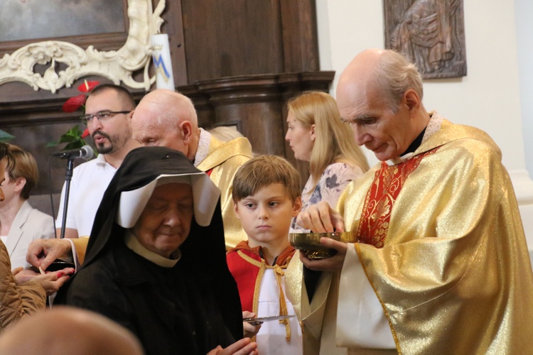 Płock. Obraz Jezusa Miłosiernego w kościele św. Jana Chrzciciela