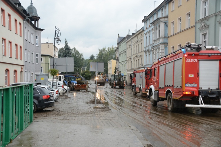 Głuchołazy po opadnięciu wody