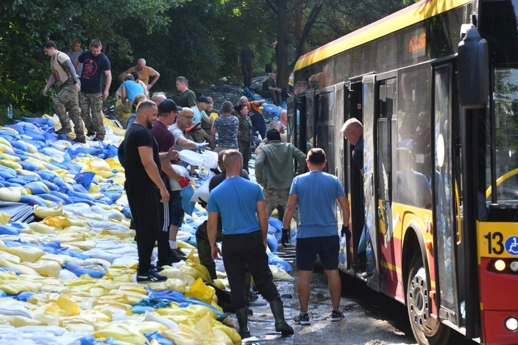 Przez Żagań przechodzi fala kulminacyjna