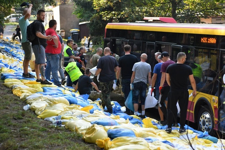 Przez Żagań przechodzi fala kulminacyjna