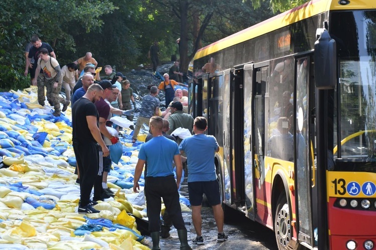 Przez Żagań przechodzi fala kulminacyjna