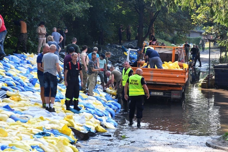 Przez Żagań przechodzi fala kulminacyjna