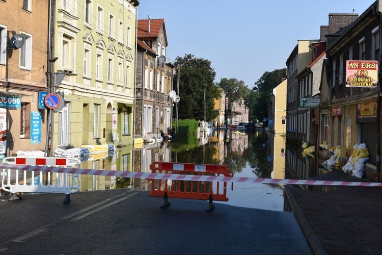 Przez Żagań przechodzi fala kulminacyjna