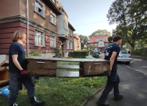 Skauci wsparli powodzian
