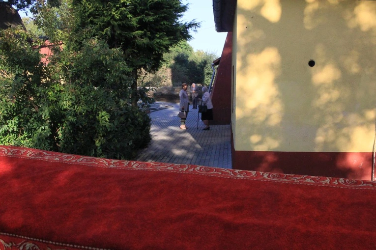 Pierwsza niedziela po powodzi w Chomiąży