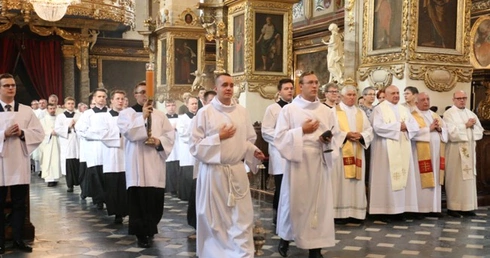 Pielgrzymka kapłanów i alumnów do Sandomierza