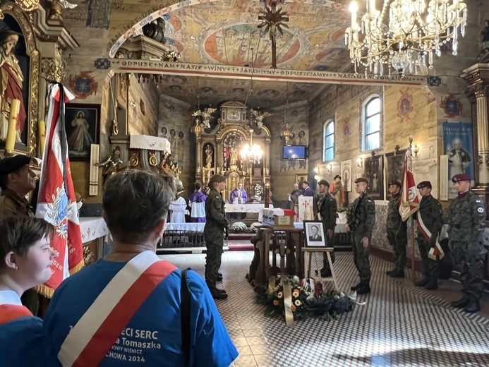 Pogrzeb żołnierza śp. Józefa Lewickiego ps. "Józef" w Szczyrku