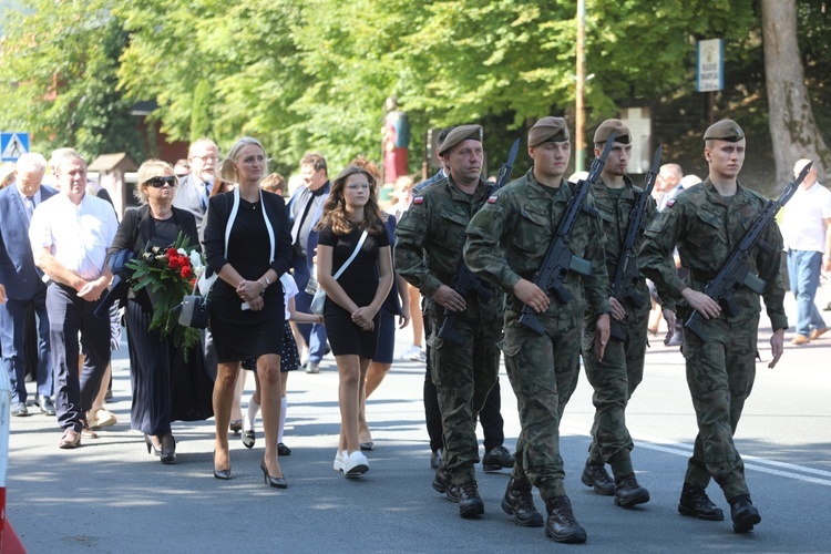 Pogrzeb żołnierza śp. Józefa Lewickiego ps. "Józef" w Szczyrku