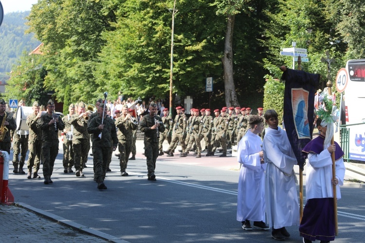 Pogrzeb żołnierza śp. Józefa Lewickiego ps. "Józef" w Szczyrku