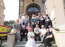 Członkowie Bractwa Aniołów Stróżów podczas jednego z czuwań na Jasnej Górze.