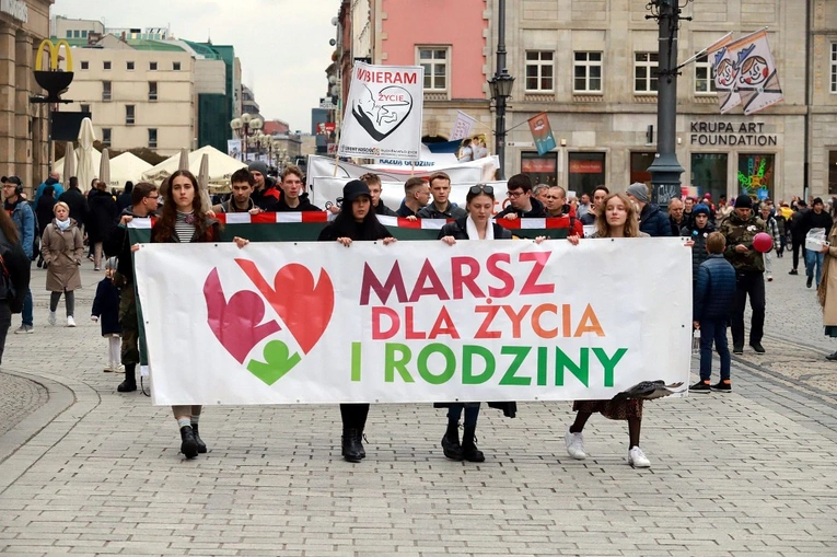 Po raz trzeci Marsz dla Życia odbył się we Wrocławiu 