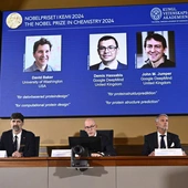 Podczas ogłoszenia laureatów nagrody Nobla z chemii 
