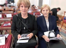 Helena Dudzik (po prawej) i Hanna Kucharczyk 1 października w Belwederze podczas uroczystości wręczenia not identyfikacyjnych rodzinom ofiar komunistycznego aparatu terroru.