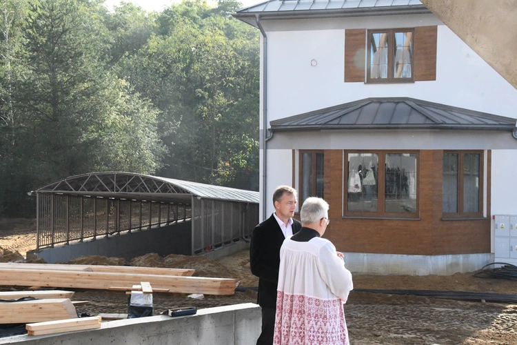 Wmurowanie kamienia węgielnego w sanktuarium bł. S. Wyszyńskiego