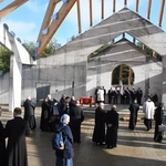 Wmurowanie kamienia węgielnego w sanktuarium bł. S. Wyszyńskiego