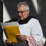Wmurowanie kamienia węgielnego w sanktuarium bł. S. Wyszyńskiego