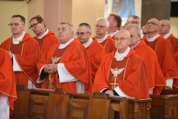 Pielgrzymka księży z diecezji kieleckiej do Szczepanowa