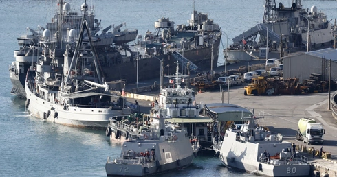 Port wojskowy Keelung na Tajwanie
