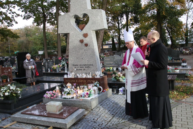 Płock. Pogrzeb dzieci nienarodzonych