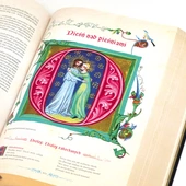 	To opowieść pełna gwałtownych uczuć i zachwytu, prowadząca do ogrodów, winnic,  przez trud poszukiwań i radość spotkania.  Na zdjęciu karta z Biblii Jubileuszowej Edycji  św. Pawła.