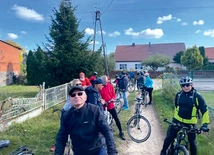 Pogoda umożliwiła przyjemną przejażdżkę po okolicy.
