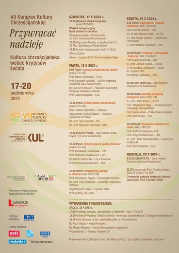  VII Kongres Kultury Chrześcijańskiej