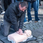 Bicie rekordu masażu serca w Zielonej Górze