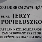 Poświęcenie pomnika ks. J. Popiełuszki 