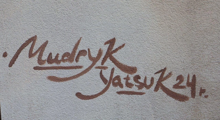 Mural z Chrystusem Zmartwychwstałym