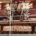 Mural z Chrystusem Zmartwychwstałym