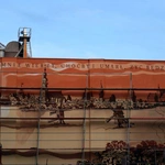 Mural z Chrystusem Zmartwychwstałym