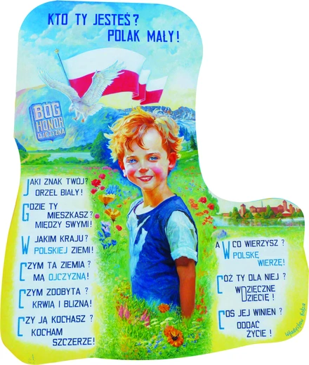 Odsłonięcie muralu w Kniewie