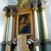 Ołtarz główny z XVIII w. w kościele św. Anny w Tarnowskich Górach