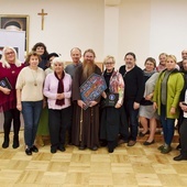 	Uczestnicy spotkania z br. Marcinem Świądrem OFM Cap.