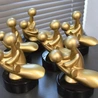 	Osoby nagrodzone otrzymują statuetkę przedstawiającą człowieka pochylającego się nad bliźnim.