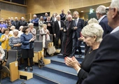 90. urodziny abp. seniora Damiana Zimonia na WTL UŚ