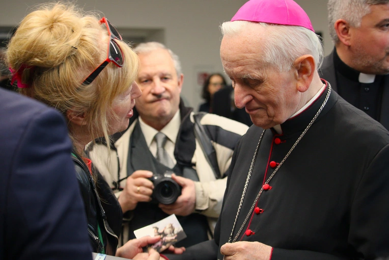90. urodziny abp. Damiana Zimonia w Wyższym Śląskim Seminarium Duchownym