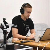 	Kacper Suchanek – na płycie nie będzie słychać jego głosu, ale efekt jego pracy. 