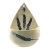 Kropielnica ceramiczna - kłos granatowy