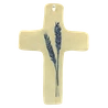 Krzyż ceramiczny - kłos granatowy