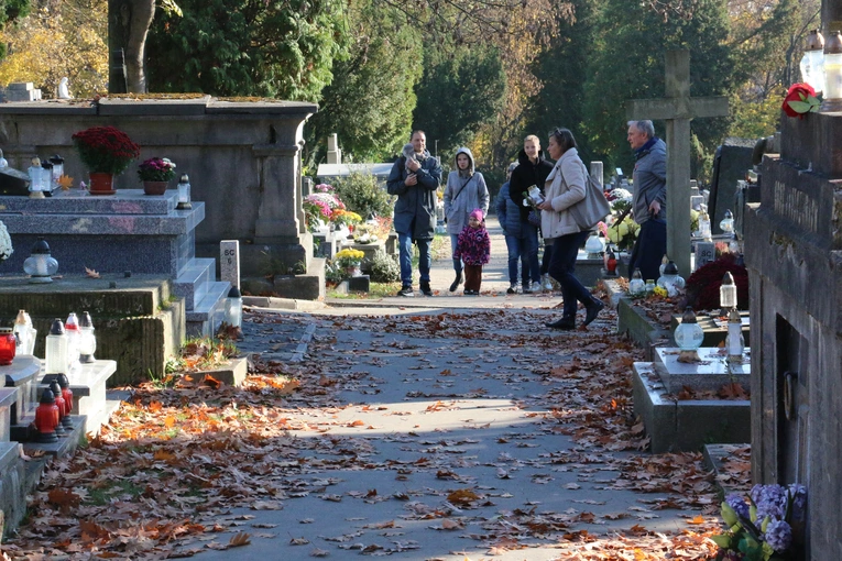 Dzień Wszystkich Świętych na cmentarzu Salwatorskim 2024