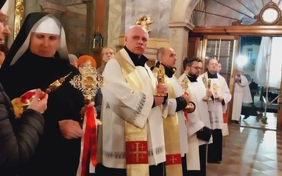 Procesja ze świętymi w Chełmie