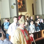 Poświęcenie krypty i figur świętych