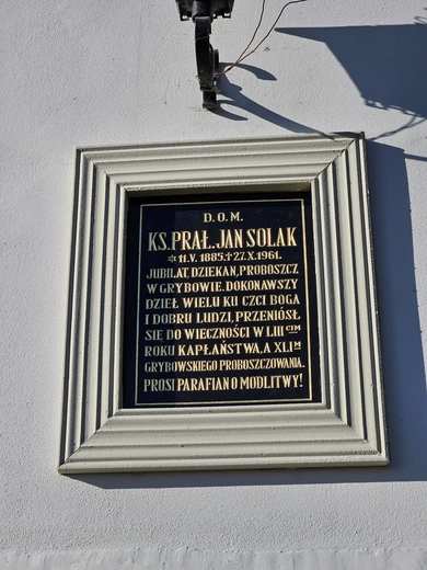 Poświęcenie krypty i figur świętych