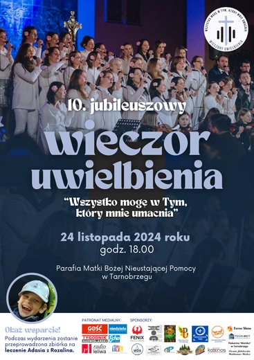 Moc modlitwy i muzyki na wieczorze uwielbienia w Tarnobrzegu
