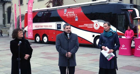 Zbiórka krwi na Wawelu