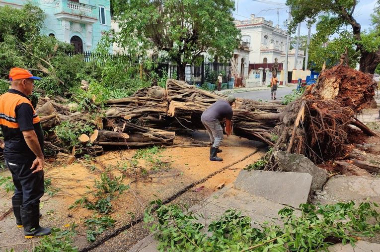 Na Kubie po przejściu huraganu Rafael