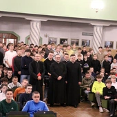 Zajęcia odbywały się w Auli Jana Pawła II.