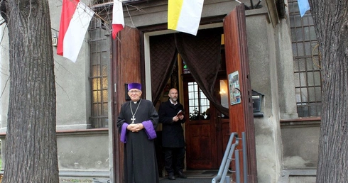 Uroczystość w kościele ormiańskim 